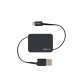 PNY Roll-it Micro-USB Black Charge & Sync Cable câble USB USB 2.0 USB A Micro-USB A Noir