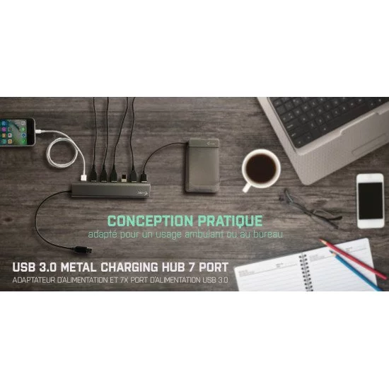 i-tec Superspeed USB 3.0 7-Port Hub i-tec Superspeed USB 3.0 7-Port Hub