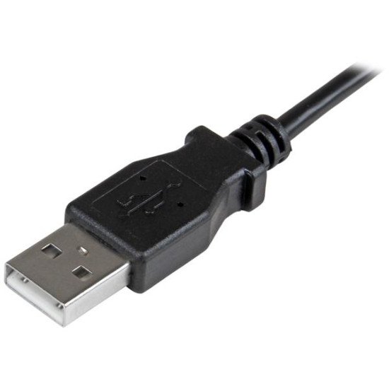 StarTech.com Câble de charge et synchronisation Micro USB de 1 m - USB-A vers Micro-B à angle droit - M/M - 0,25 mm²