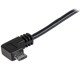 StarTech.com Câble de charge et synchronisation Micro USB de 1 m - USB-A vers Micro-B à angle droit - M/M - 0,25 mm²
