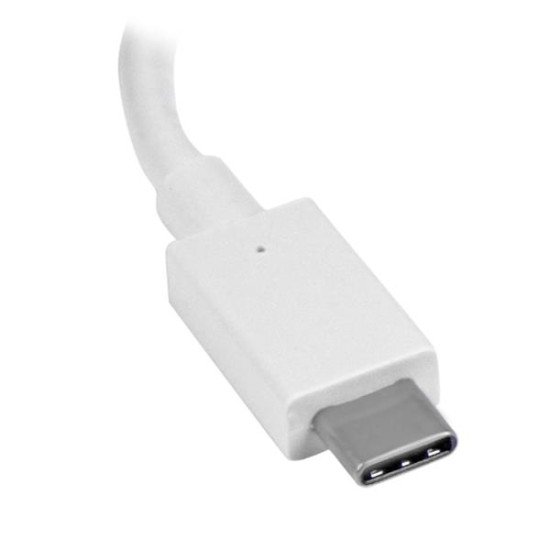 StarTech.com Adaptateur vidéo USB-C vers HDMI - M/F - Ultra HD 4K - Blanc