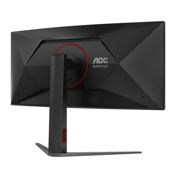 AOC G4 CU34G4 écran PC 86,4 cm (34") 3440 x 1440 pixels Wide Quad HD LED Noir, Rouge