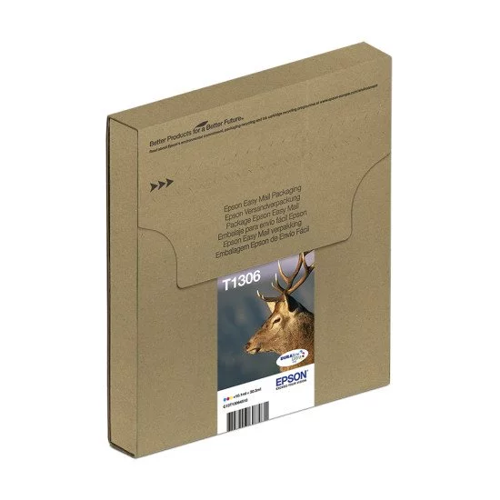 Epson Stag Multipack 3-colours T1306 DURABrite Ultra Ink EasyMail Epson Stag Multipack 3-colours T1306 DURABrite Ultra Ink EasyMail