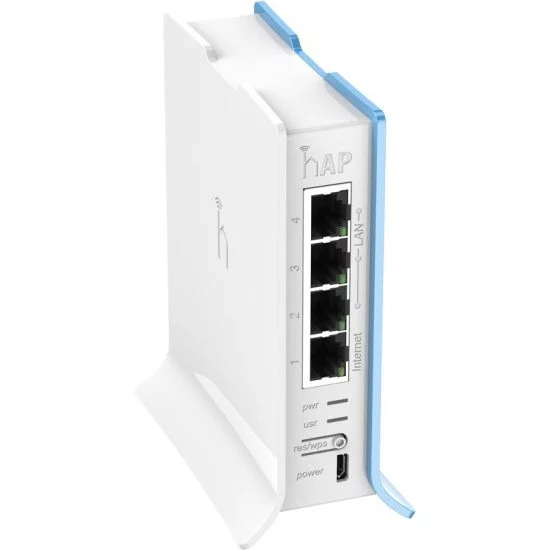 Mikrotik RB941-2ND-TC point d'accès réseaux locaux sans fil 300 Mbit/s Bleu, Blanc Mikrotik RB941-2ND-TC point d'accès réseaux locaux sans fil 300 Mbit/s Bleu, Blanc