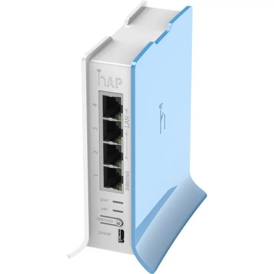 Mikrotik RB941-2ND-TC point d'accès réseaux locaux sans fil 300 Mbit/s Bleu, Blanc Mikrotik RB941-2ND-TC point d'accès réseaux locaux sans fil 300 Mbit/s Bleu, Blanc