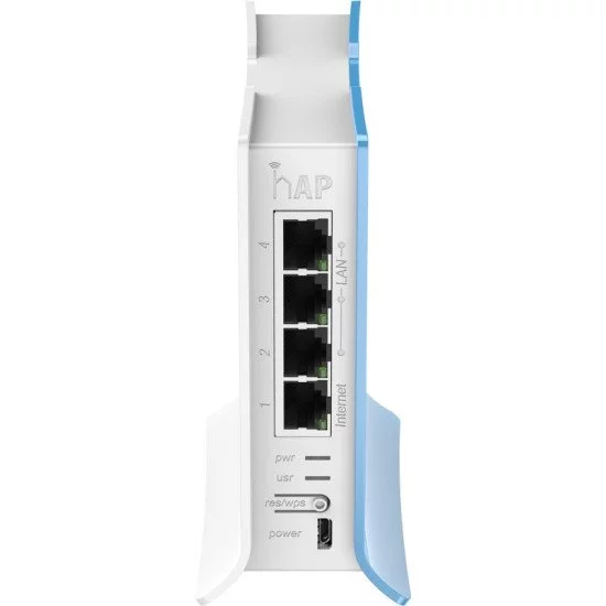 Mikrotik RB941-2ND-TC point d'accès réseaux locaux sans fil 300 Mbit/s Bleu, Blanc Mikrotik RB941-2ND-TC point d'accès réseaux locaux sans fil 300 Mbit/s Bleu, Blanc