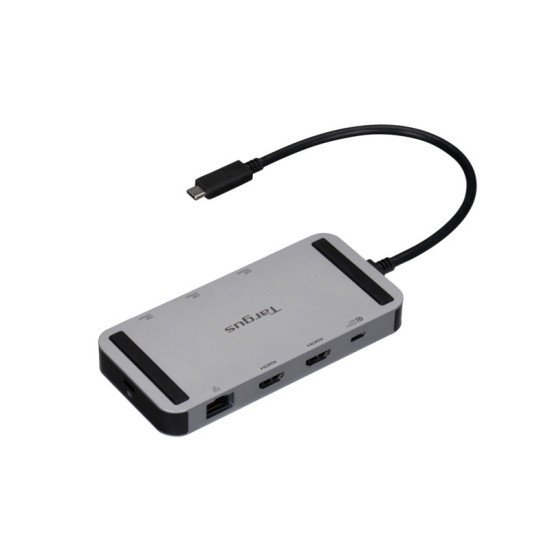 Targus DOCK429GL station d'accueil Avec fil USB4 Argent