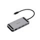Targus DOCK429GL station d'accueil Avec fil USB4 Argent