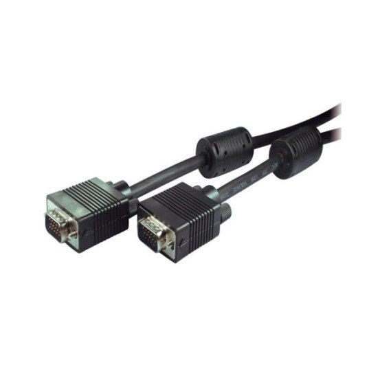 S-Conn 3 m, S-VGA câble VGA VGA (D-Sub) Noir
