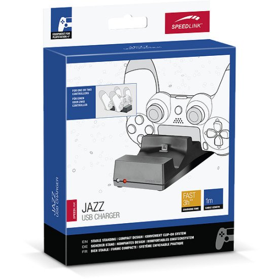 SPEEDLINK JAZZ Manettes de jeu Noir USB Intérieure