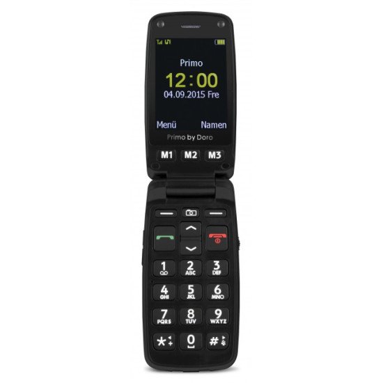Doro Primo 406 6,1 cm (2.4") 115 g Noir Téléphone d'entrée de gamme