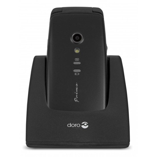 Doro Primo 406 6,1 cm (2.4") 115 g Noir Téléphone d'entrée de gamme