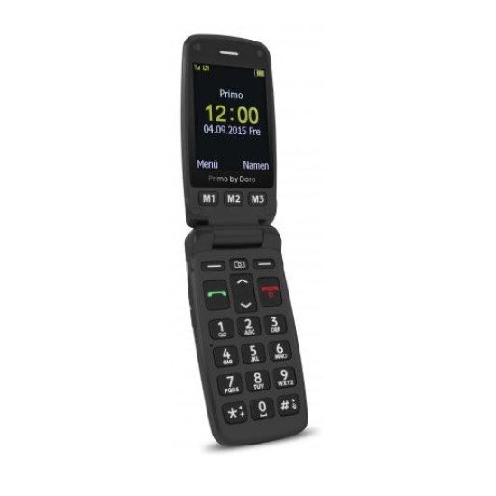 Doro Primo 406 6,1 cm (2.4") 115 g Noir, Argent Téléphone d'entrée de gamme