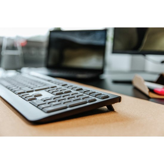 CHERRY KW 3000 clavier RF sans fil QWERTY Anglais Noir