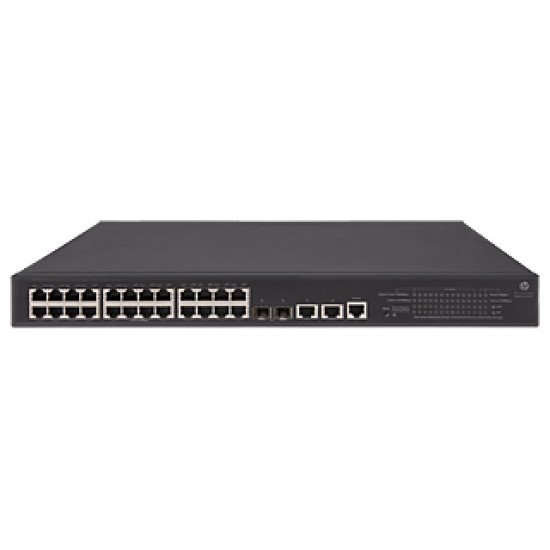 HPE FlexNetwork 5130 24G POE+ 2SFP+ 2XGT (370W) EI Switch Gigabit Ethernet 