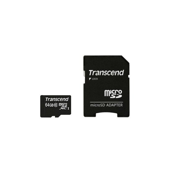 Transcend TS64GUSDXC10 mémoire flash 64 Go MicroSDXC NAND Classe 10