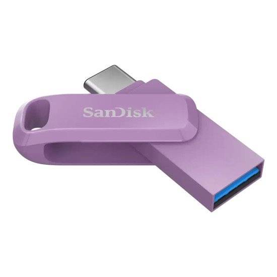 SanDisk Ultra Dual Drive Go lecteur USB flash 512 Go USB Type-C 3.2 Gen 1 (3.1 Gen 1) Lavande SanDisk Ultra Dual Drive Go lecteur USB flash 512 Go USB Type-C 3.2 Gen 1 (3.1 Gen 1) Lavande