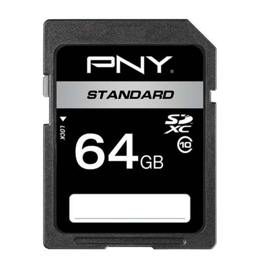 PNY 64GB, Class 10, SD 64 Go SDXC Classe 10