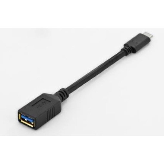 ASSMANN Electronic 0.15m USB C - A câble USB 0,15 m 3.2 Gen 2 (3.1 Gen 2) USB A Noir