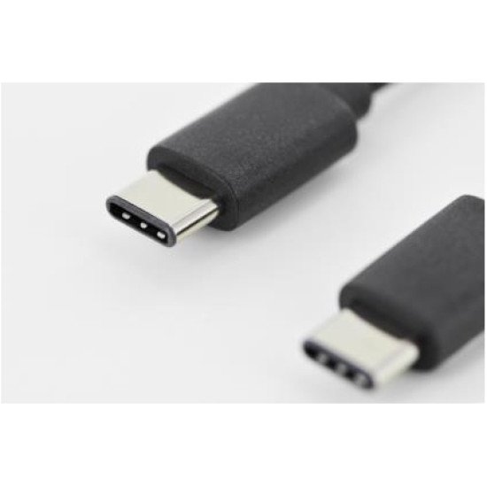 ASSMANN Electronic 1m USB 3.1 C - C câble USB 3.2 Gen 2 (3.1 Gen 2) USB C Noir