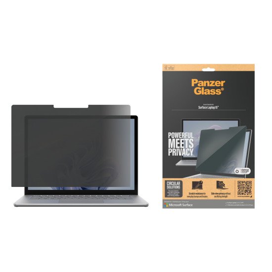 PanzerGlass ® Privacy Filters Microsoft Surface Laptop 15" | 6 | 5 | 4 | 3 Protection d'écran transparent 1 pièce(s) PanzerGlass ® Privacy Filters Microsoft Surface Laptop 15" | 6 | 5 | 4 | 3 Protection d'écran transparent 1 pièce(s)