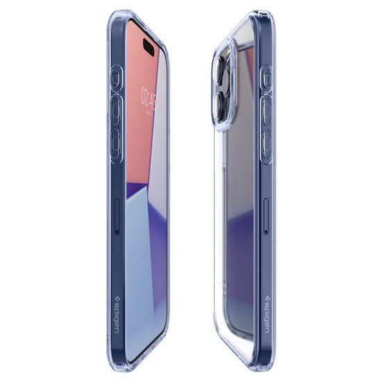 Spigen iPhone 15 Pro Ultra Hybrid Sky Crystal coque de protection pour téléphones portables