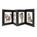 Deknudt Leporello album photo et protège-page Noir 8 feuilles 15 x 20 cm