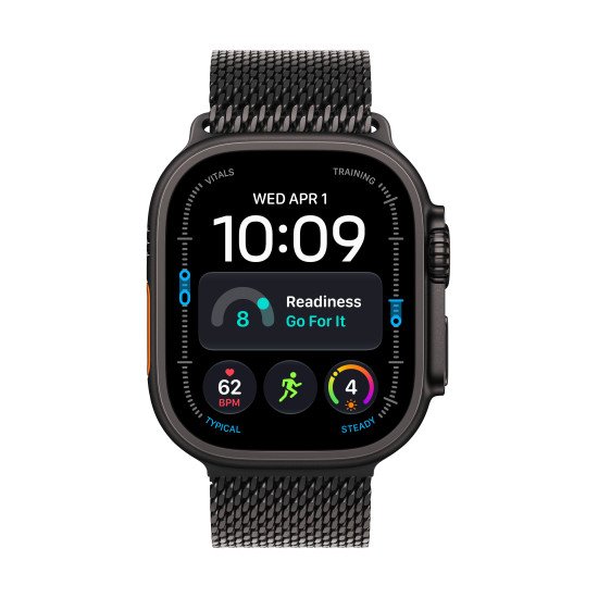 Apple Watch Ultra 4 OLED 49 mm Numérique 422 x 514 pixels Écran tactile 5G Noir Wifi GPS (satellite)