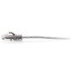 C2G Câble de raccordement Ethernet fin Cat6a non blindé (UTP) avec protection anti-accrochage de 0,6 m - Gris