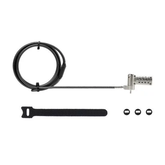 StarTech.com Câble Antivol pour Ordinateur Portable de 2m - Câble de Sécurité pour PC Portable, Compatible avec Noble Wedge®/Nano/K-Slot - Câble de Verrouillage avec Serrure à Combinaison sans Clé, Câble Anti-Vol StarTech.com Câble Antivol pour Ordinateur Portable de 2m - Câble de Sécurité pour PC Portable, Compatible avec Noble Wedge®/Nano/K-Slot - Câble de Verrouillage avec Serrure à Combinaison sans Clé, Câble Anti-Vol