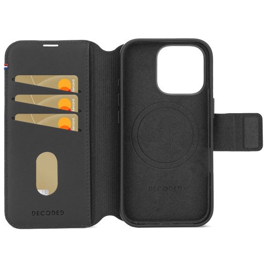 Decoded Leather Detachable Wallet Case coque de protection pour téléphones portables 15,5 cm (6.1") Étui avec portefeuille Noir