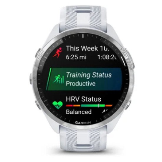 Garmin Forerunner 965 3,56 cm (1.4") AMOLED 47 mm Blanc GPS (satellite)