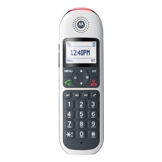 Motorola CD5001 Téléphone DECT Identification de l'appelant Gris Motorola CD5001 Téléphone DECT Identification de l'appelant Gris