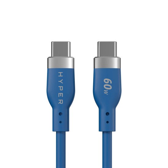 Targus HyperJuice Flex câble USB USB 2.0 1,5 m USB C 0,48 Gbit/s 60 W Bleu