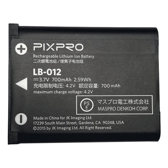 Kodak LB012 batterie de caméra/caméscope Lithium-Ion (Li-Ion) 700 mAh