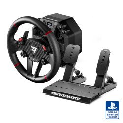 Thrustmaster T598-P Noir, Rouge USB Volant + pédales Analogique/Numérique PC, PlayStation 4, PlayStation 5