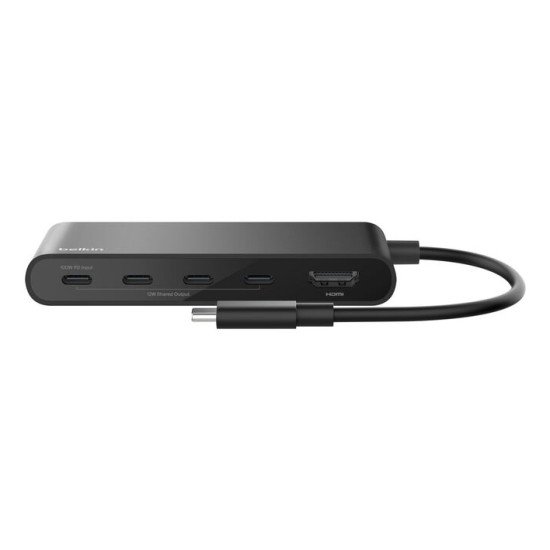 Belkin AVC021HQBK hub & concentrateur USB Type-C 10000 Mbit/s Noir