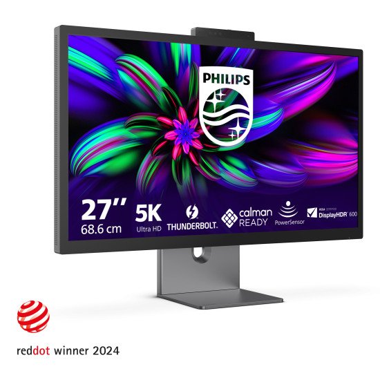 Philips Brilliance 27E3U7903/00 écran PC 68,6 cm (27") 5120 x 2880 pixels 5K Ultra HD LCD Gris