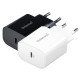 Intenso Adaptateur secteur W20C, 20 W, port USB-C, noir