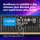 Crucial CT2K24G64C52CS5 module de mémoire 48 Go 2 x 24 Go DDR5 6400 MT/s Crucial CT2K24G64C52CS5 module de mémoire 48 Go 2 x 24 Go DDR5 6400 MT/s