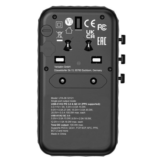 Verbatim UTA-06 Noir Intérieure