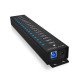 ICY BOX IB-HUB1717-U3 USB 3.2 Gen 1 (3.1 Gen 1) Type-A 5000 Mbit/s Noir ICY BOX IB-HUB1717-U3 USB 3.2 Gen 1 (3.1 Gen 1) Type-A 5000 Mbit/s Noir