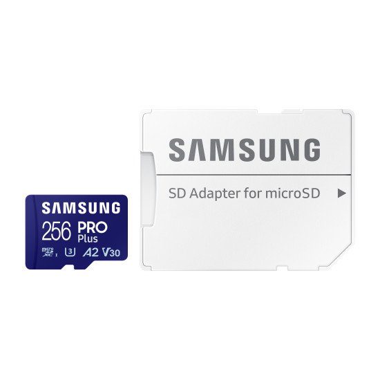 Samsung PRO Plus MB-MD256SA/EU mémoire flash 256 Go MicroSD UHS-I Classe 3