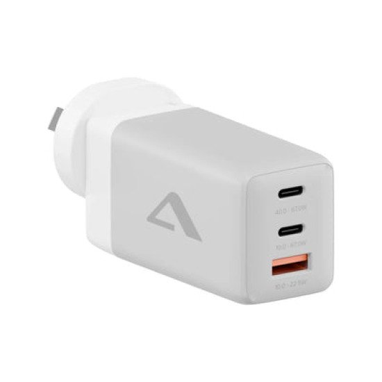 ALOGIC WCM3X67G chargeur d'appareils mobiles Smartphone, Tablette Gris, Blanc Secteur Intérieure