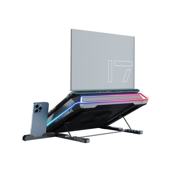 Conceptronic THYIA03B système de refroidissement pour ordinateurs portables 48,3 cm (19") 2400 tr/min Noir