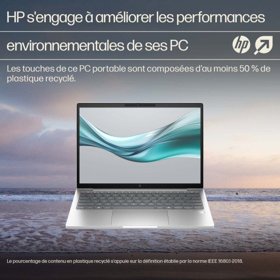 HP EliteBook 660 G11 Intel Core Ultra 5 125U Ordinateur portable 40,6 cm (16") WUXGA 16 Go DDR5-SDRAM 512 Go SSD Wi-Fi 6E (802.11ax) Windows 11 Pro AI PC Argent