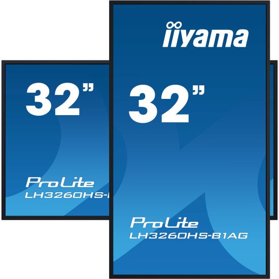 iiyama PROLITE Carte A numérique 80 cm (31.5") LED Wifi 500 cd/m² Full HD Noir Intégré dans le processeur Android 11 24/7