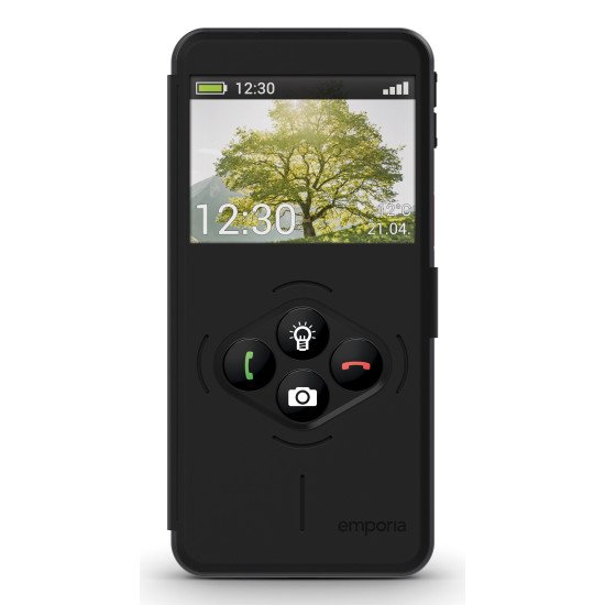 Emporia emporiaSMART.7lite 13,8 cm (5.45") SIM unique Android 15 4G USB Type-C 6 Go 128 Go 3500 mAh Noir