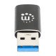 Manhattan Adaptateur USB-C vers USB-A, femelle vers mâle, 10 Gbit/s (USB 3.2 Gen 2 / USB 3.1), noir, garantie à vie