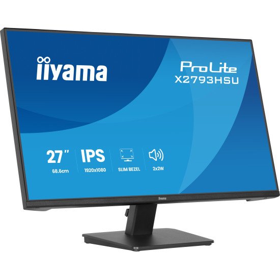 iiyama ProLite X2793HSU-B1 écran PC 68,6 cm (27") 1920 x 1080 pixels Full HD LED Noir